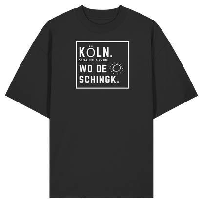 Wo de Sonn schingk - Köln Druck - Organic Oversize Shirt