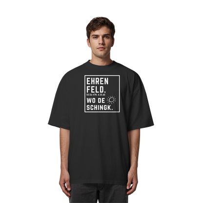 Wo de Sonn schingk - Ehrenfeld Druck - Organic Oversize Shirt