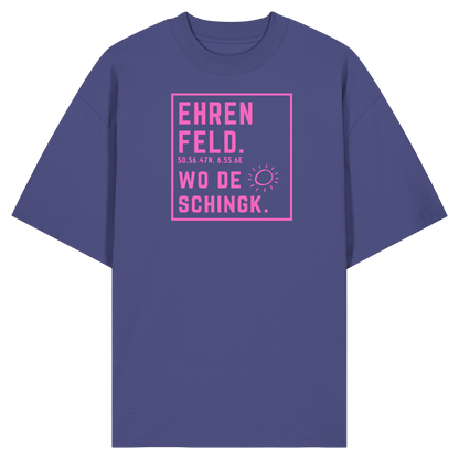 Wo de Sonn schingk - Ehrenfeld Druck   - Organic Oversize Shirt