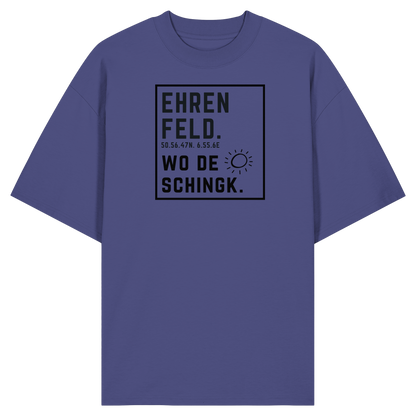 Wo de Sonn schingk - Ehrenfeld Druck  - Organic Oversize Shirt