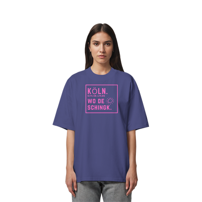 Wo de Sonn schingk - Köln Druck  - Organic Oversize Shirt