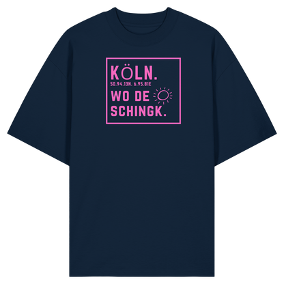 Wo de Sonn schingk - Köln Druck  - Organic Oversize Shirt