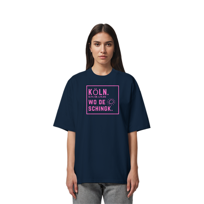 Wo de Sonn schingk - Köln Druck  - Organic Oversize Shirt