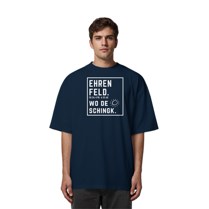 Wo de Sonn schingk - Ehrenfeld Druck - Organic Oversize Shirt