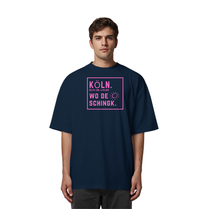 Wo de Sonn schingk - Köln Druck  - Organic Oversize Shirt