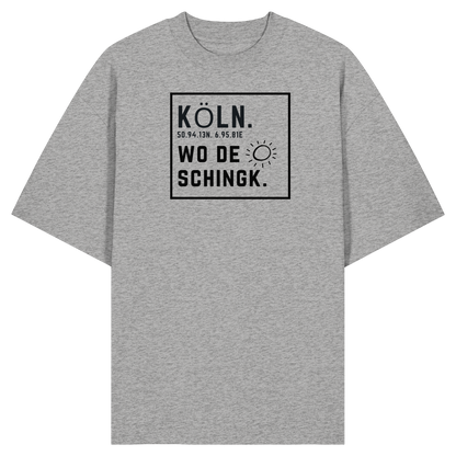 Wo de Sonn schingk - Köln Druck   - Organic Oversize Shirt