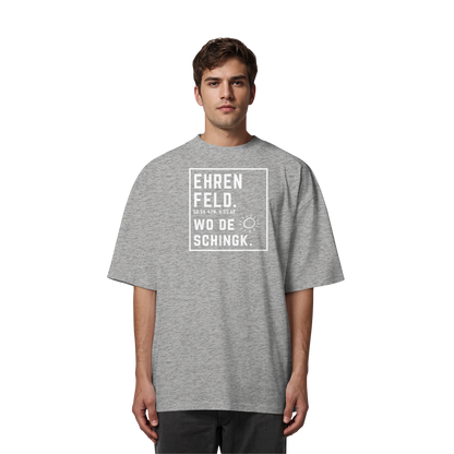 Wo de Sonn schingk - Ehrenfeld Druck - Organic Oversize Shirt