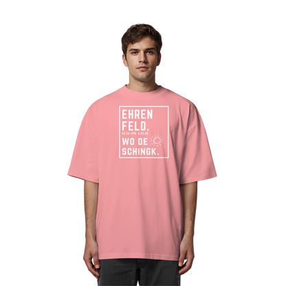 Wo de Sonn schingk - Ehrenfeld Druck - Organic Oversize Shirt
