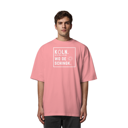 Wo de Sonn schingk - Köln Druck - Organic Oversize Shirt