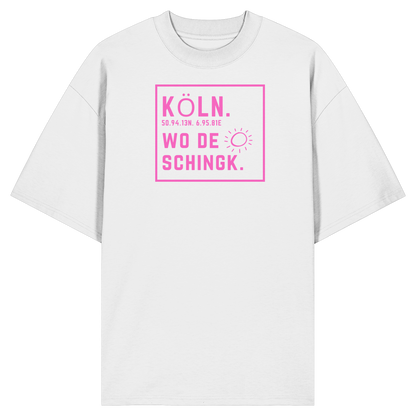 Wo de Sonn schingk - Köln Druck  - Organic Oversize Shirt