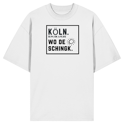 Wo de Sonn schingk - Köln Druck   - Organic Oversize Shirt