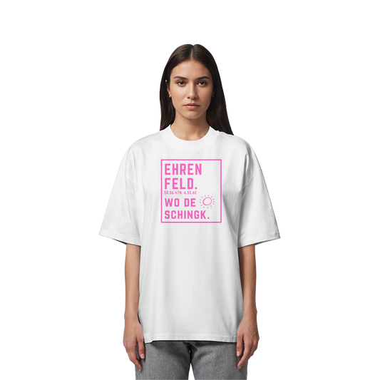 Wo de Sonn schingk - Ehrenfeld Druck   - Organic Oversize Shirt