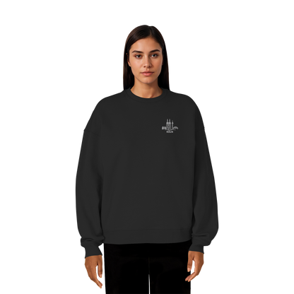 Köln Skyline Stick - Organic Oversize Sweatshirt
