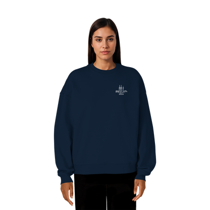 Köln Skyline Stick - Organic Oversize Sweatshirt