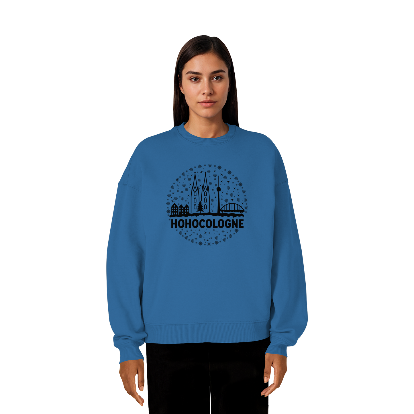 HOHOCologne Druck - Organic Oversize Sweatshirt