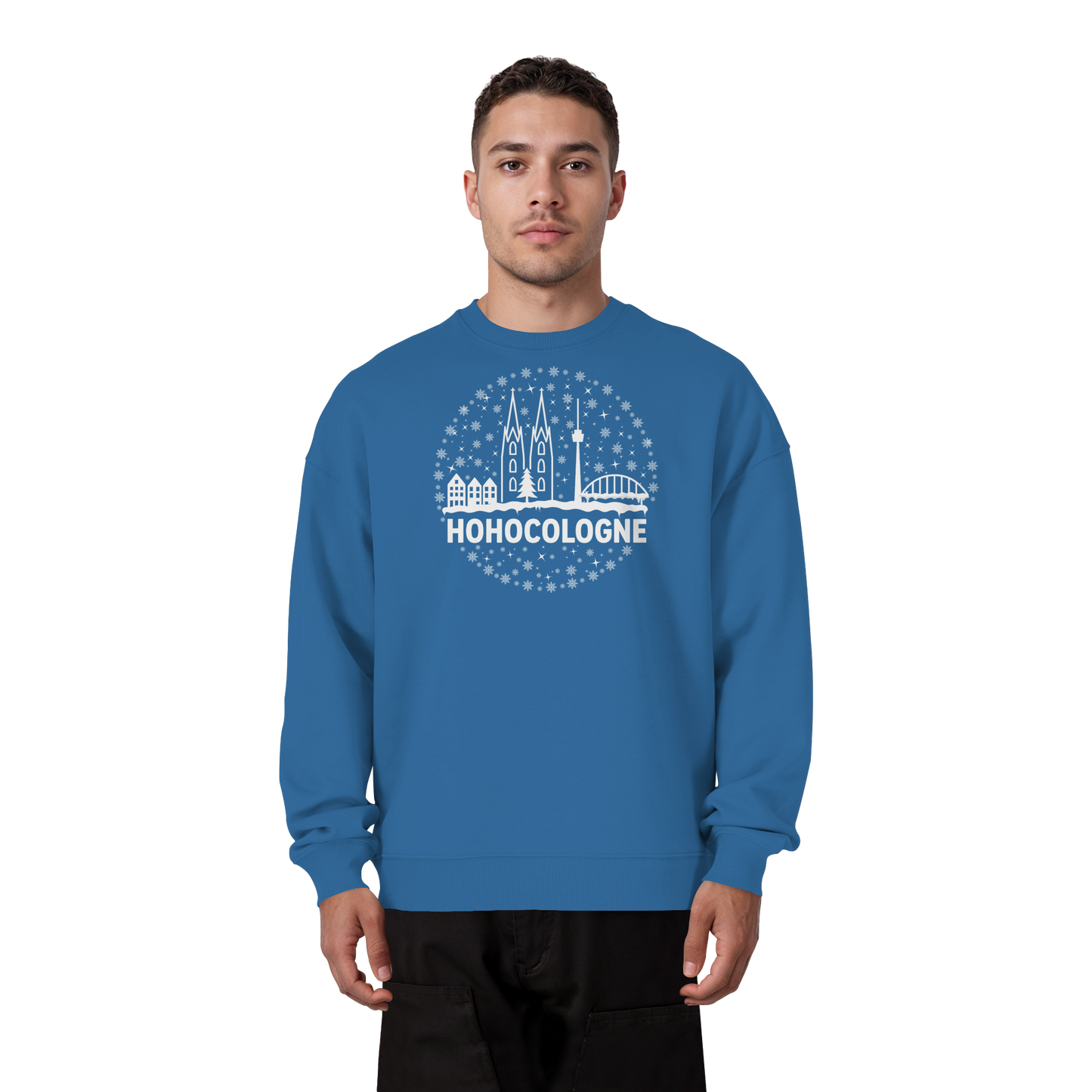 HOHOCologne Druck - Organic Oversize Sweatshirt
