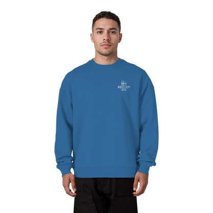 Köln Skyline Stick - Organic Oversize Sweatshirt