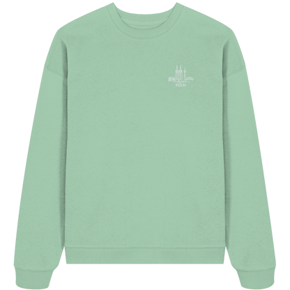 Köln Skyline Stick - Organic Oversize Sweatshirt