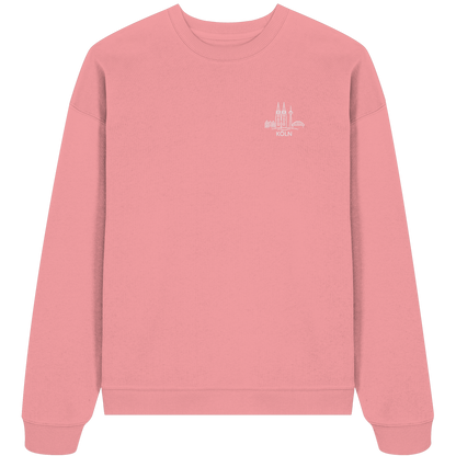 Köln Skyline Stick - Organic Oversize Sweatshirt