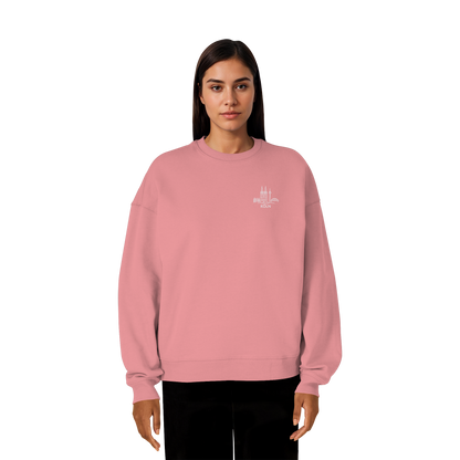 Köln Skyline Stick - Organic Oversize Sweatshirt