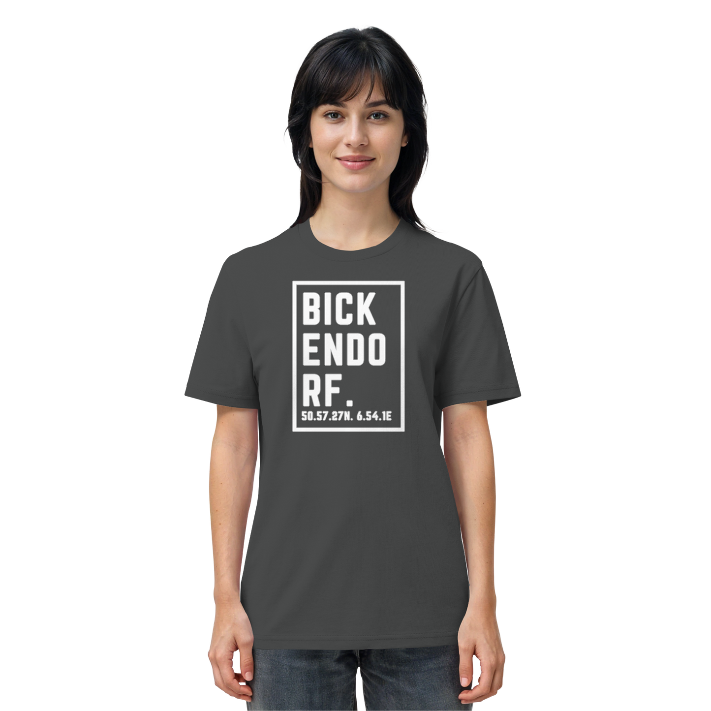 Bickendorf Koordinaten (großer Druck auf der Brust) - Organic Shirt