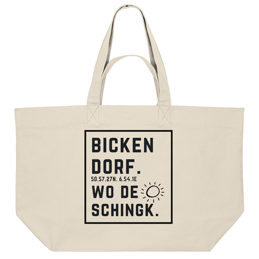 Wo de Sonn schingk - Bickendorf Druck - Accessoires - Organic Shopping-Bag