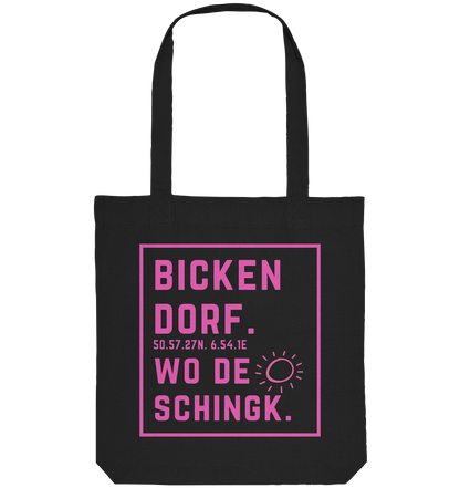 Wo de Sonn schingk - Bickendorf Druck  - Organic Tote-Bag