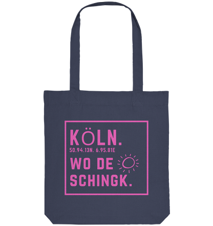 Wo de Sonn schingk - Köln Druck  - Organic Tote-Bag
