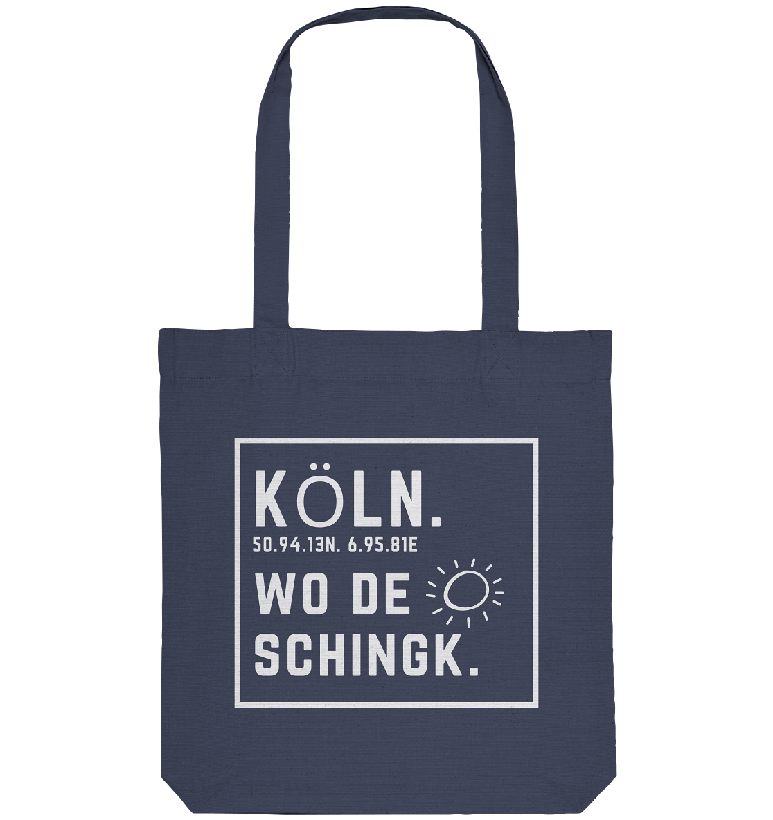 Wo de Sonn schingk - Köln Druck - Organic Tote-Bag
