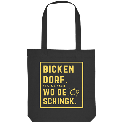Wo de Sonn schingk - Bickendorf Druck - Organic Tote-Bag