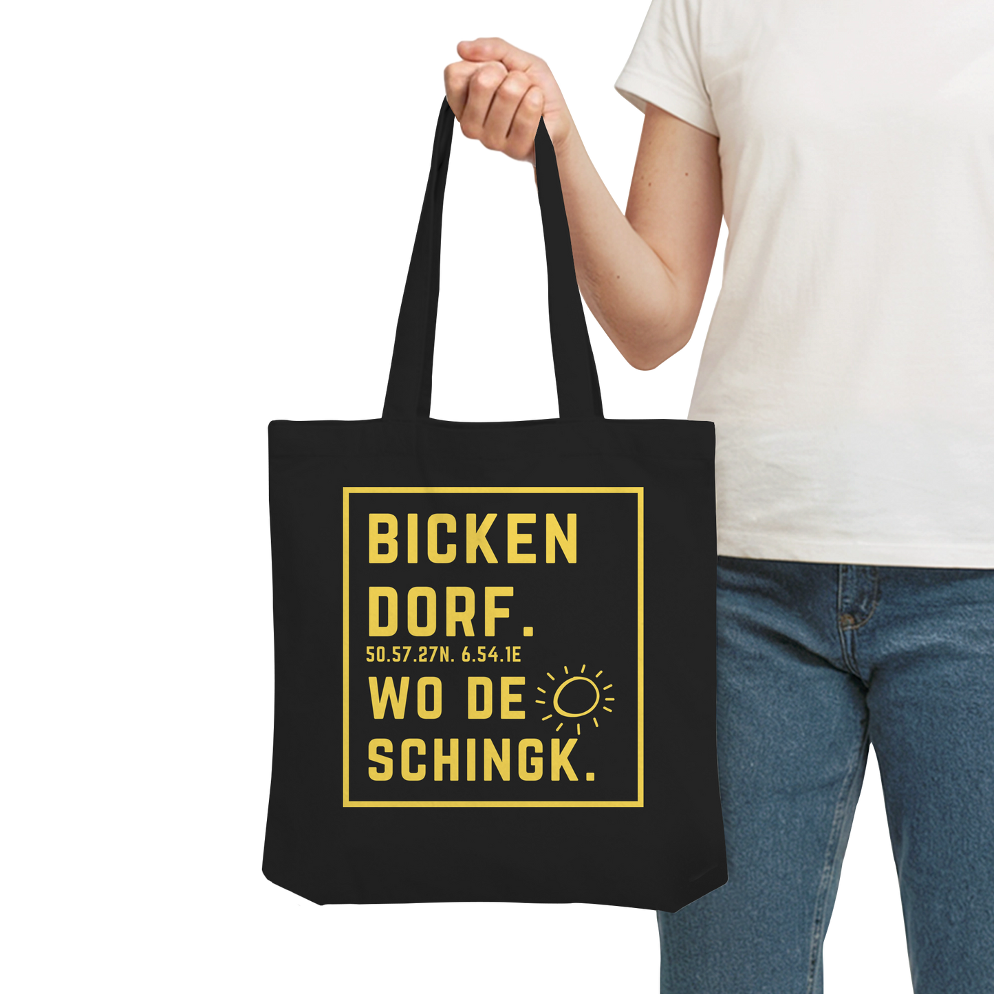 Wo de Sonn schingk - Bickendorf Druck - Organic Tote-Bag