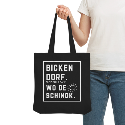Wo de Sonn schingk - Bickendorf Druck - Organic Tote-Bag