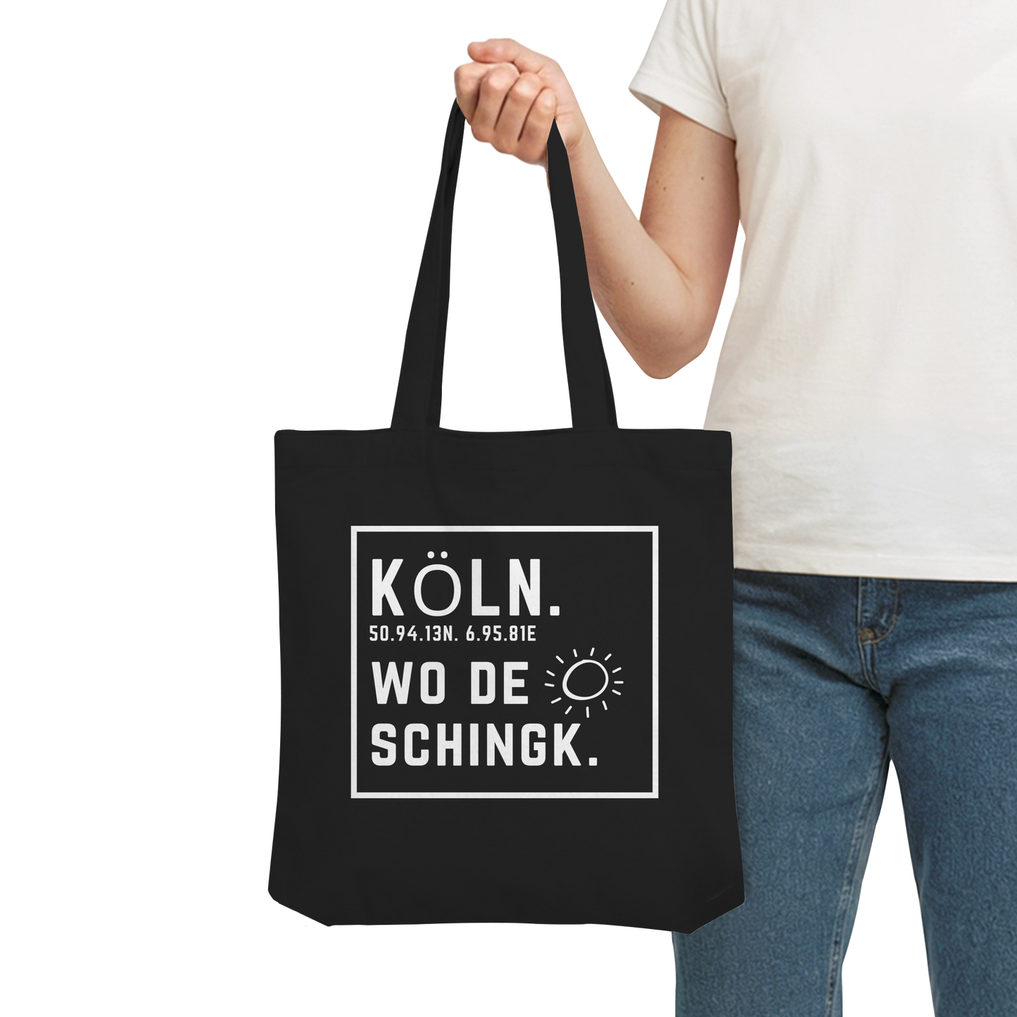 Wo de Sonn schingk - Köln Druck - Organic Tote-Bag