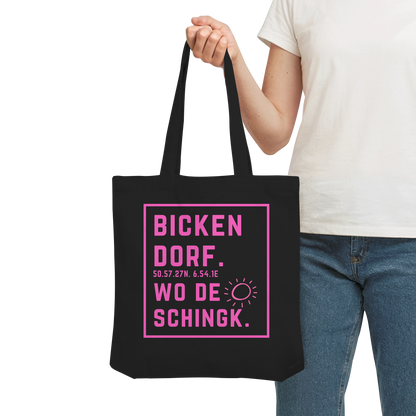 Wo de Sonn schingk - Bickendorf Druck  - Organic Tote-Bag