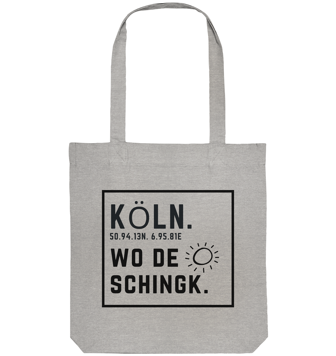 Wo de Sonn schingk - Köln Druck - Accessoires - Organic Tote-Bag
