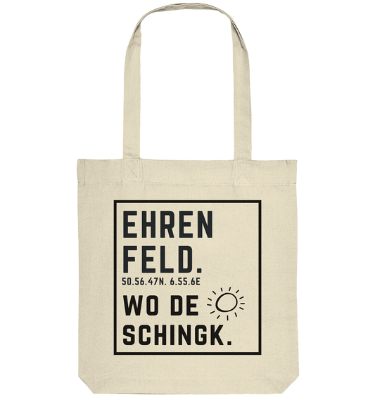 Wo de Sonn schingk - Ehrenfeld Druck  - Organic Tote-Bag