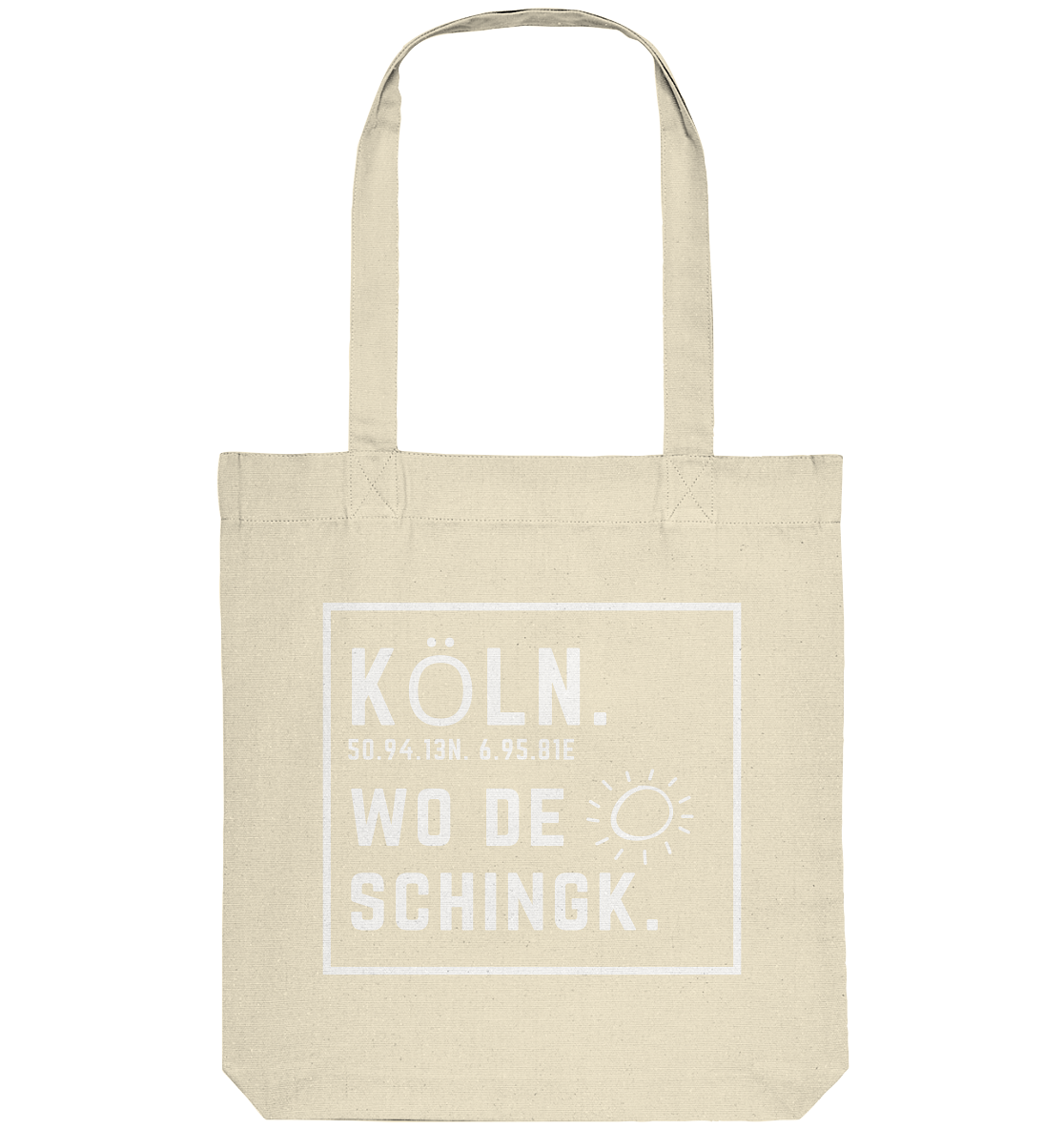 Wo de Sonn schingk - Köln Druck - Organic Tote-Bag