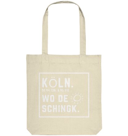 Wo de Sonn schingk - Köln Druck - Organic Tote-Bag