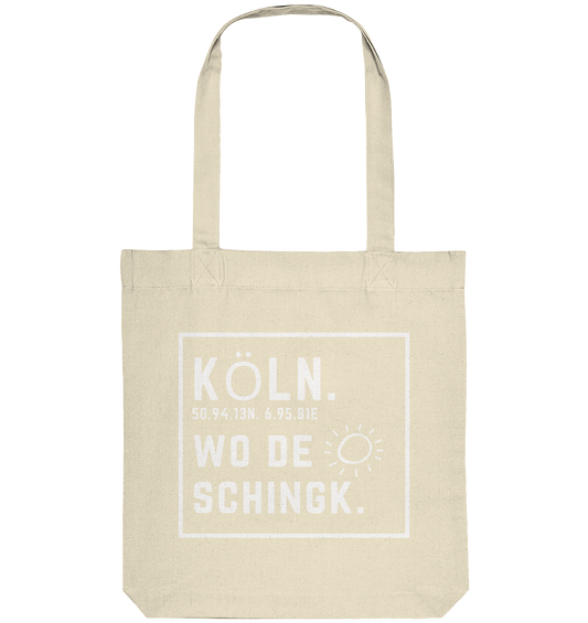 Wo de Sonn schingk - Köln Druck - Organic Tote-Bag