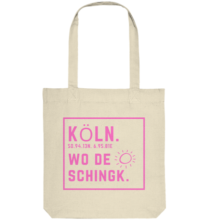 Wo de Sonn schingk - Köln Druck  - Organic Tote-Bag