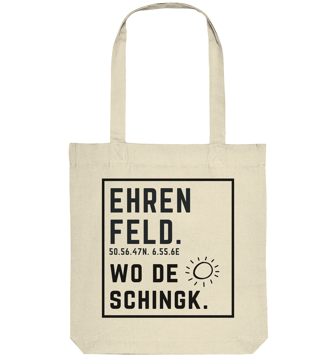 Wo de Sonn schingk - Ehrenfeld Druck - Accessoires - Organic Tote-Bag