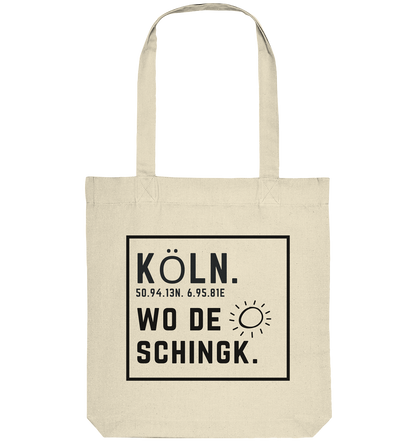 Wo de Sonn schingk - Köln Druck - Accessoires - Organic Tote-Bag