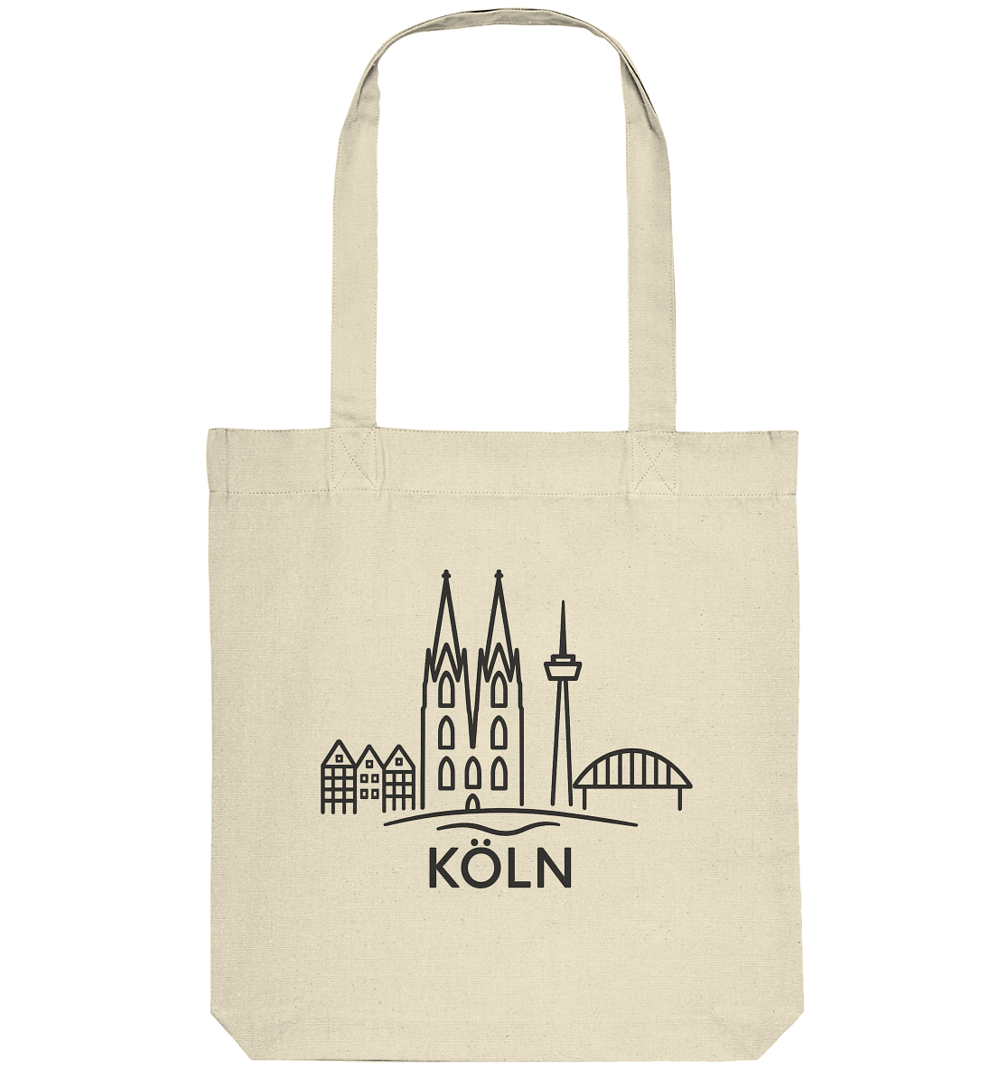 Köln Skyline (Druck) - Accessoires - Organic Tote-Bag