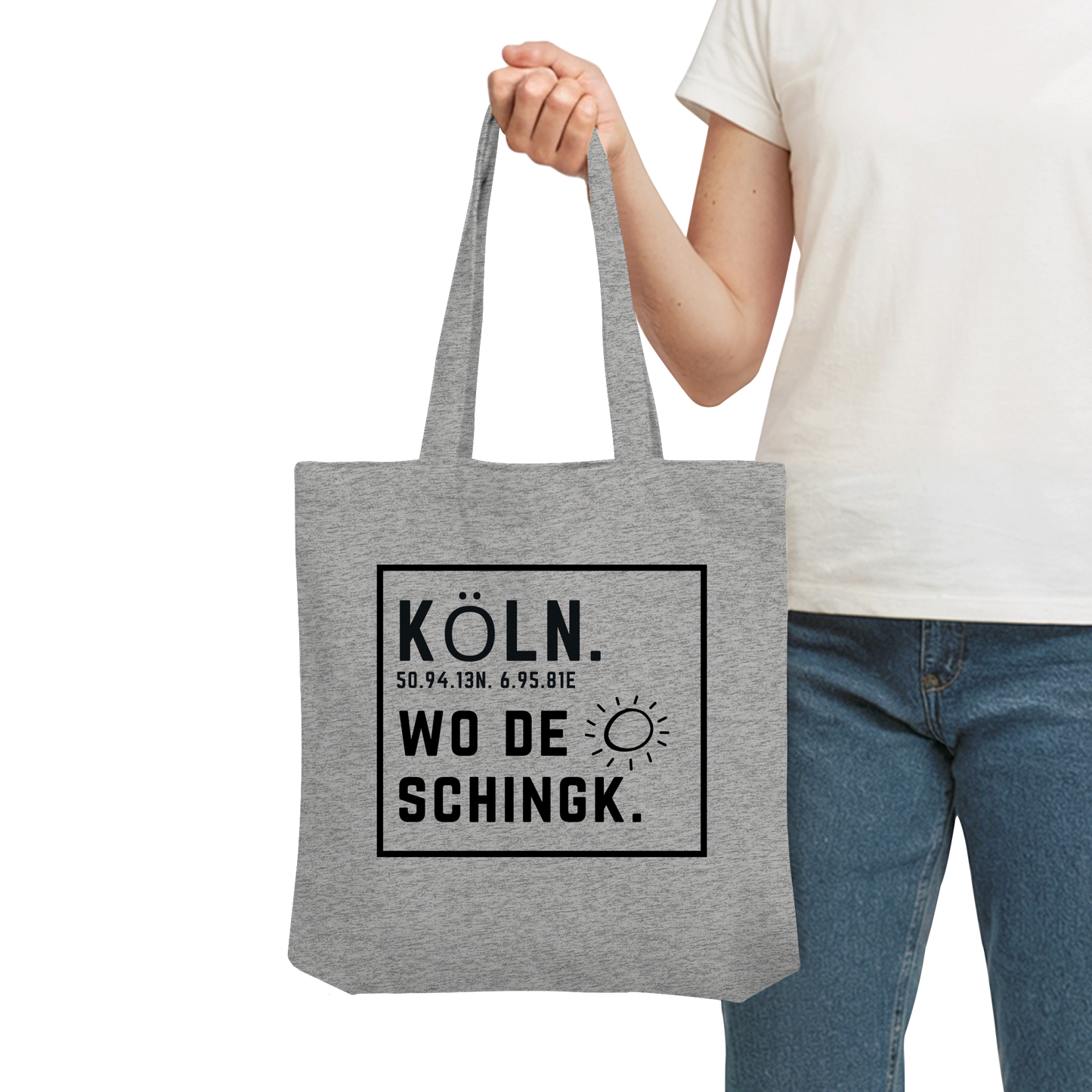 Wo de Sonn schingk - Köln Druck   - Organic Tote-Bag