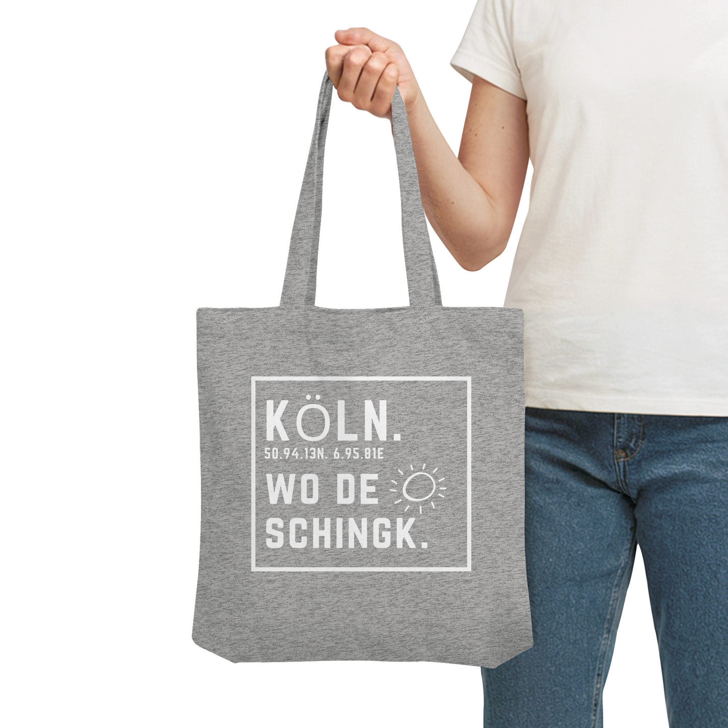 Wo de Sonn schingk - Köln Druck - Organic Tote-Bag