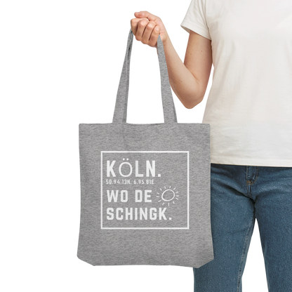 Wo de Sonn schingk - Köln Druck - Organic Tote-Bag