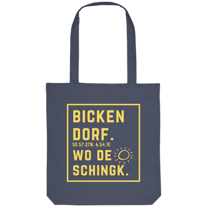 Wo de Sonn schingk - Bickendorf Druck - Organic Tote-Bag