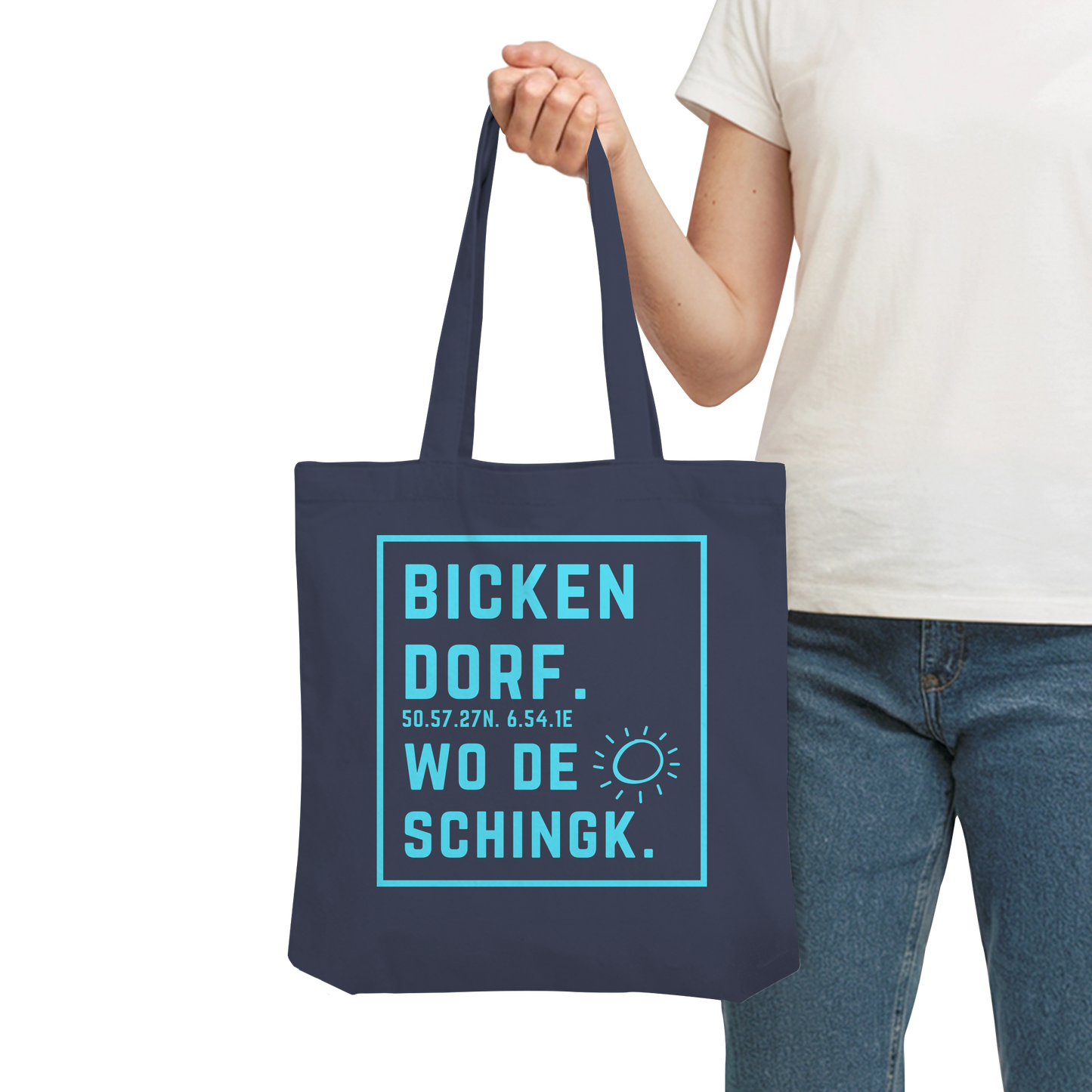 Wo de Sonn schingk - Bickendorf Druck - Organic Tote-Bag