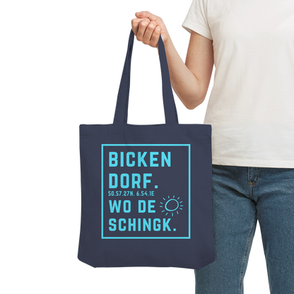 Wo de Sonn schingk - Bickendorf Druck - Organic Tote-Bag