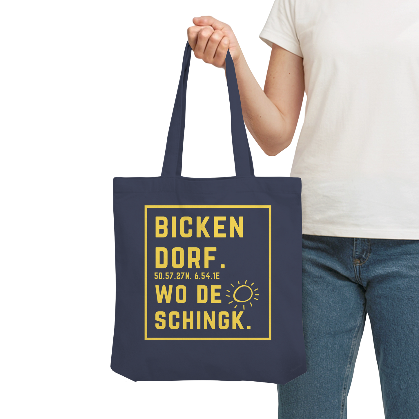 Wo de Sonn schingk - Bickendorf Druck - Organic Tote-Bag